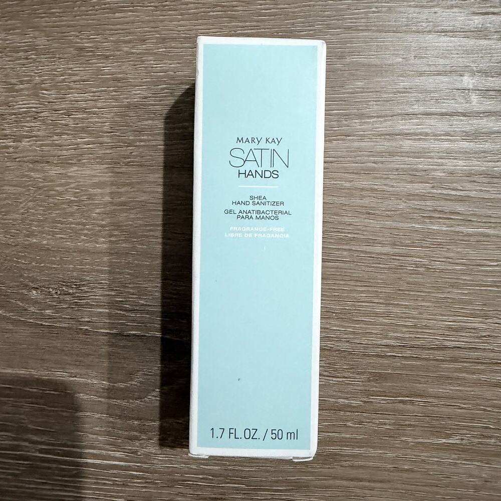 Mary Kay Satin Hands Fragrance-Free Shea Hand Sanitizer Gel NEW